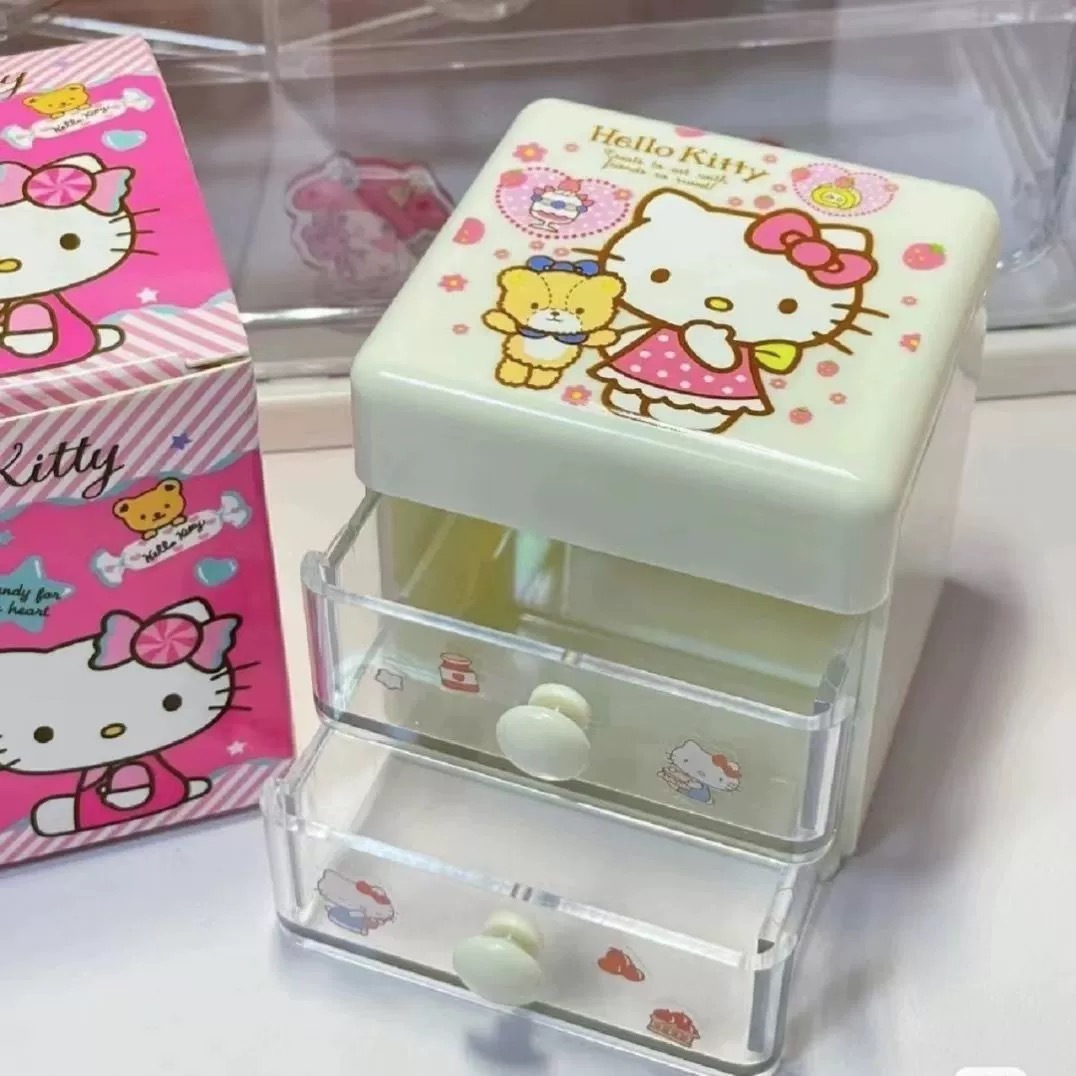 Token Tray Organizer - Sanrio Hello Kitty Multifunctional Storage Box