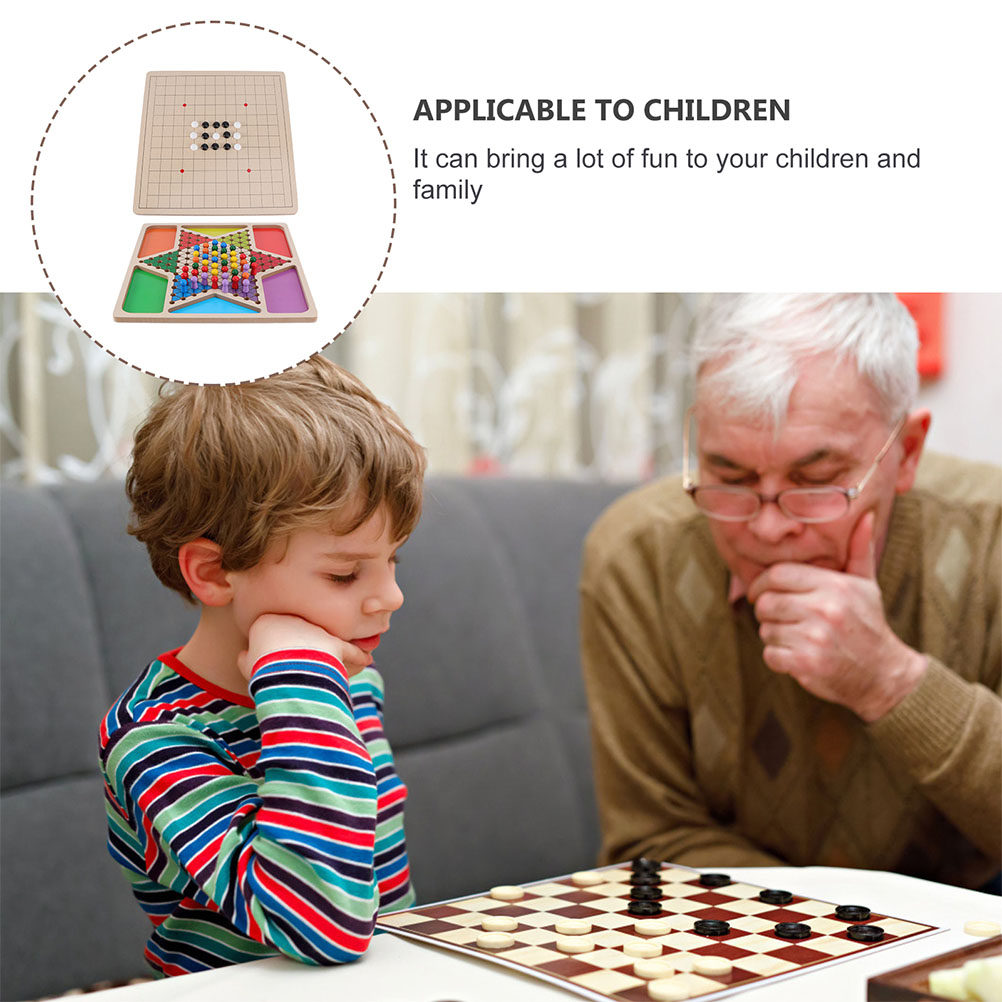 Board Game Education - 1Set Gobang Checkers Dual Board Game