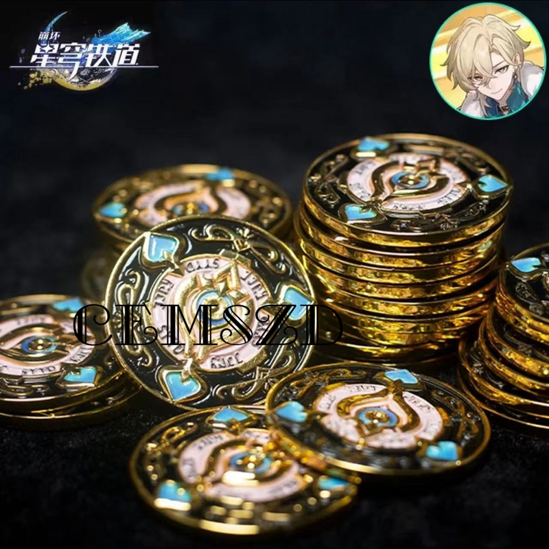 Board Game Hegemony - Aventurine Commemorative Coin Game Honkai Star