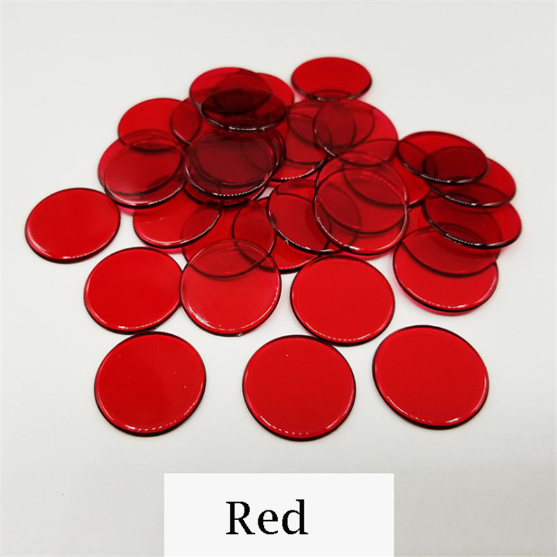 100pcs 19mm Transparent Chips  – обзор и цена Board Game Hegemony