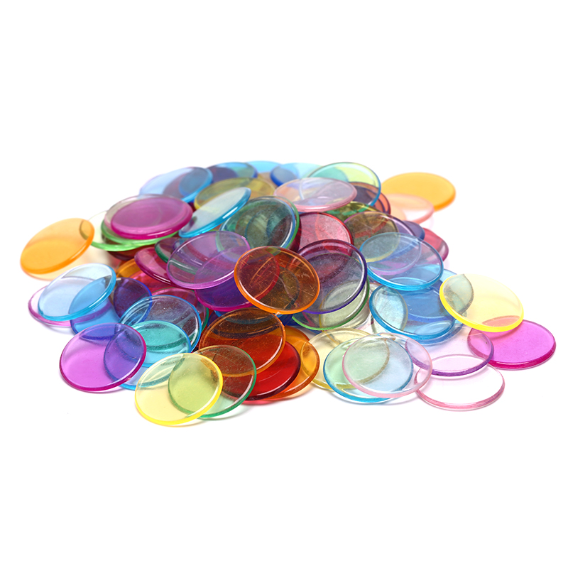 100pcs 19mm Plastic Poker Chip – обзор и цена Board Game Hegemony