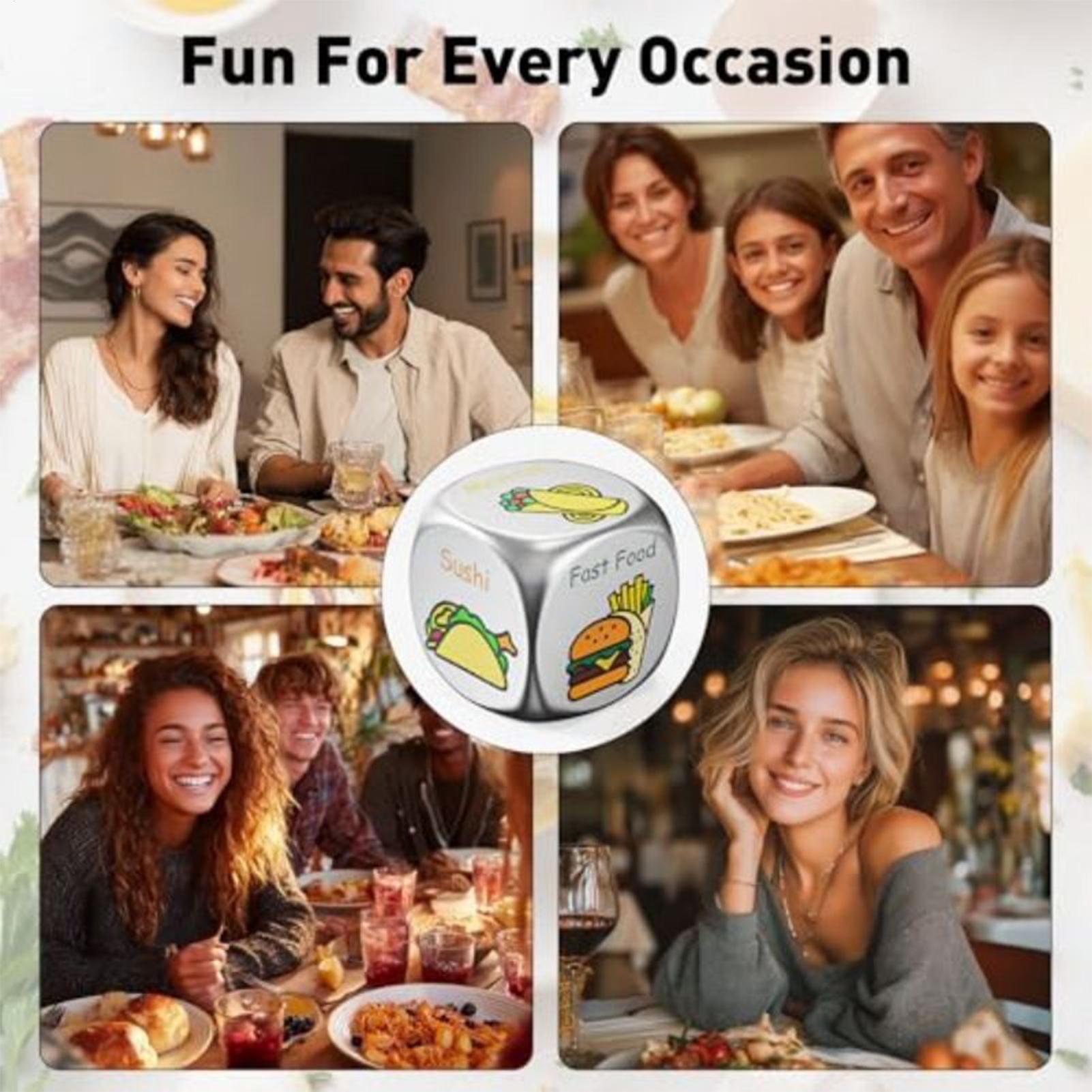 Date Night Food Dice Couple Di – обзор и цена Board Game Night