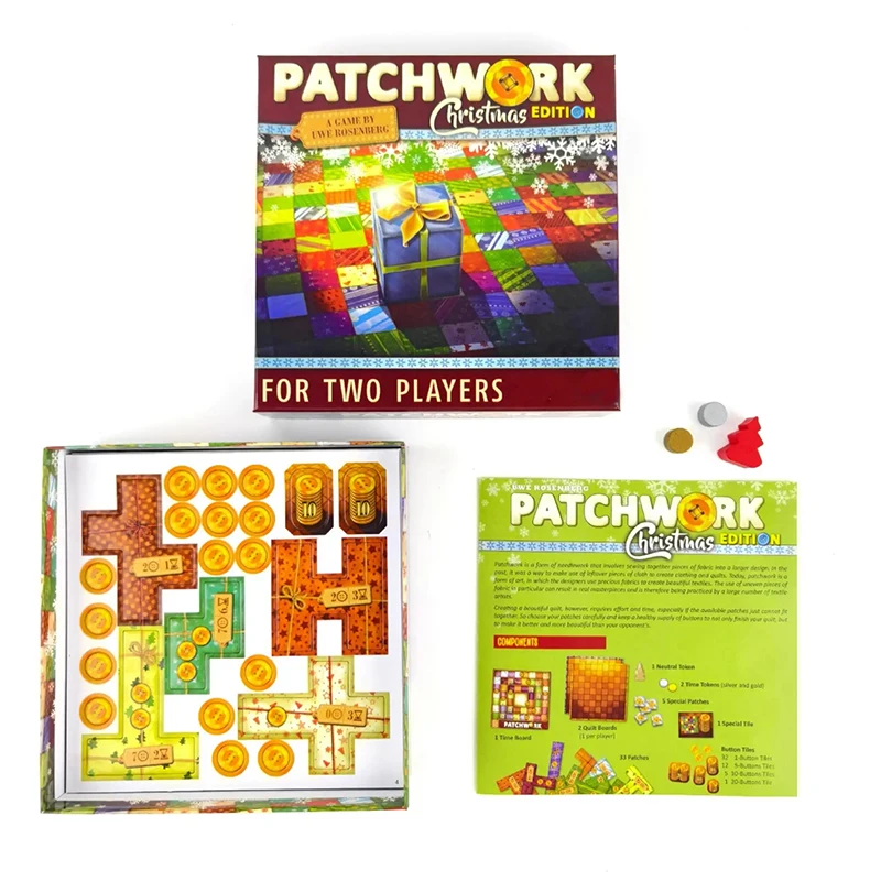 Board Game Patchwork: Christma – обзор и цена Board Game Night