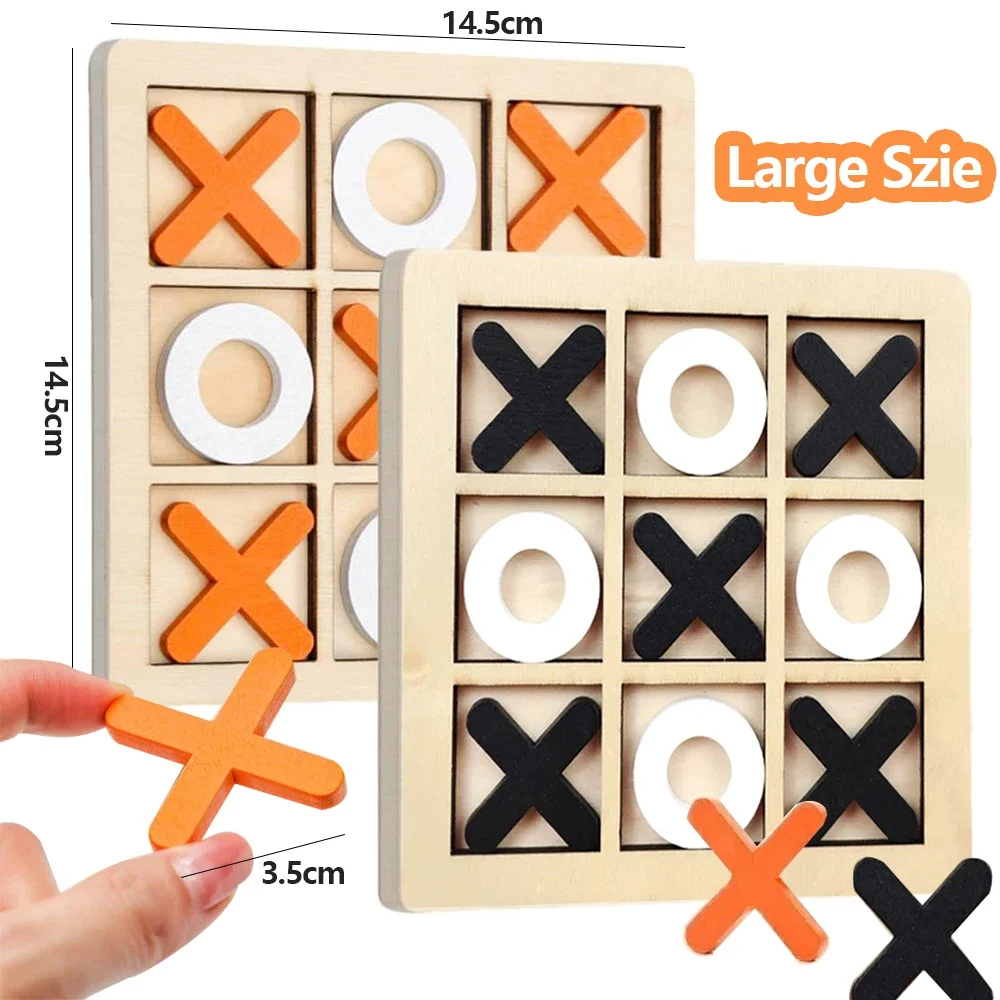 Wooden XO Tic Tac Toe Game Min – обзор и цена Board Game Education