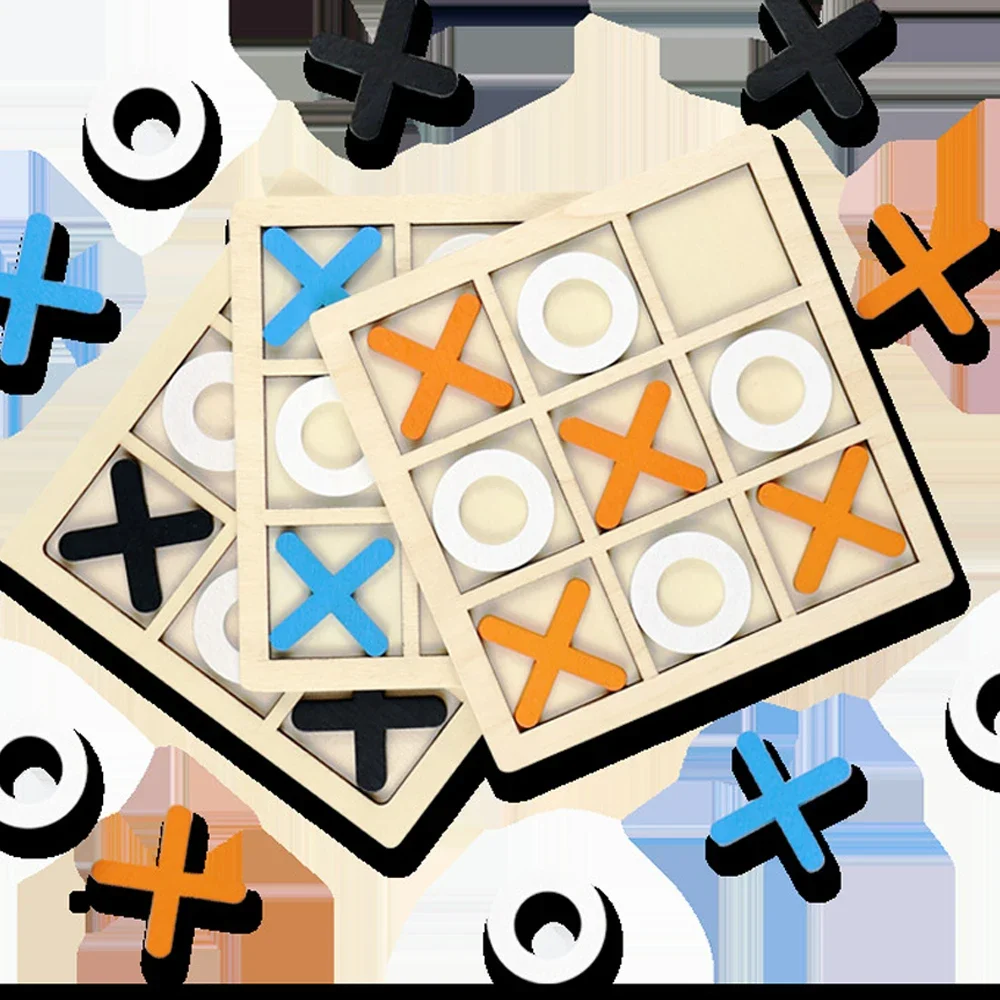 Wooden XO Tic Tac Toe Game Min – обзор и цена Board Game Education