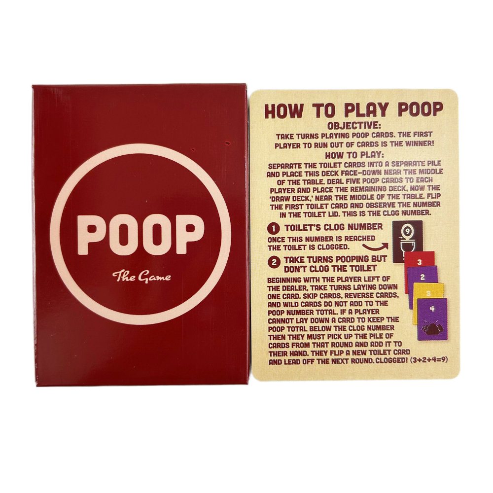 1 PC Poop The Game Cards Board – обзор и цена Board Game Night