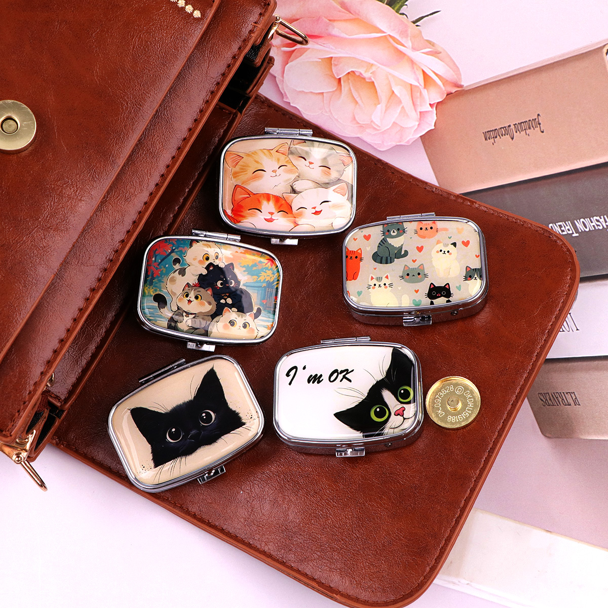 Black Cat Pill Boxes Cartoon A – обзор и цена Token Tray Organizer