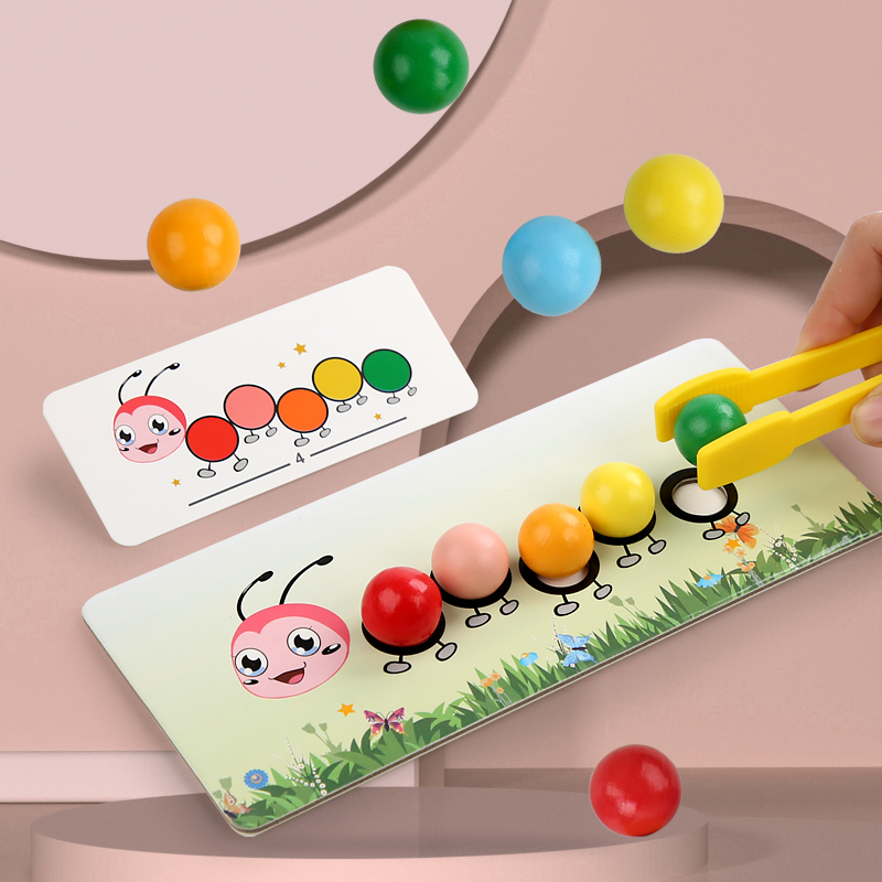 Caterpillar Bead-Picking Toy,  – обзор и цена Board Game Education
