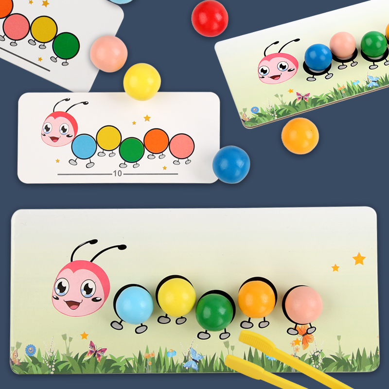 Caterpillar Bead-Picking Toy,  – обзор и цена Board Game Education