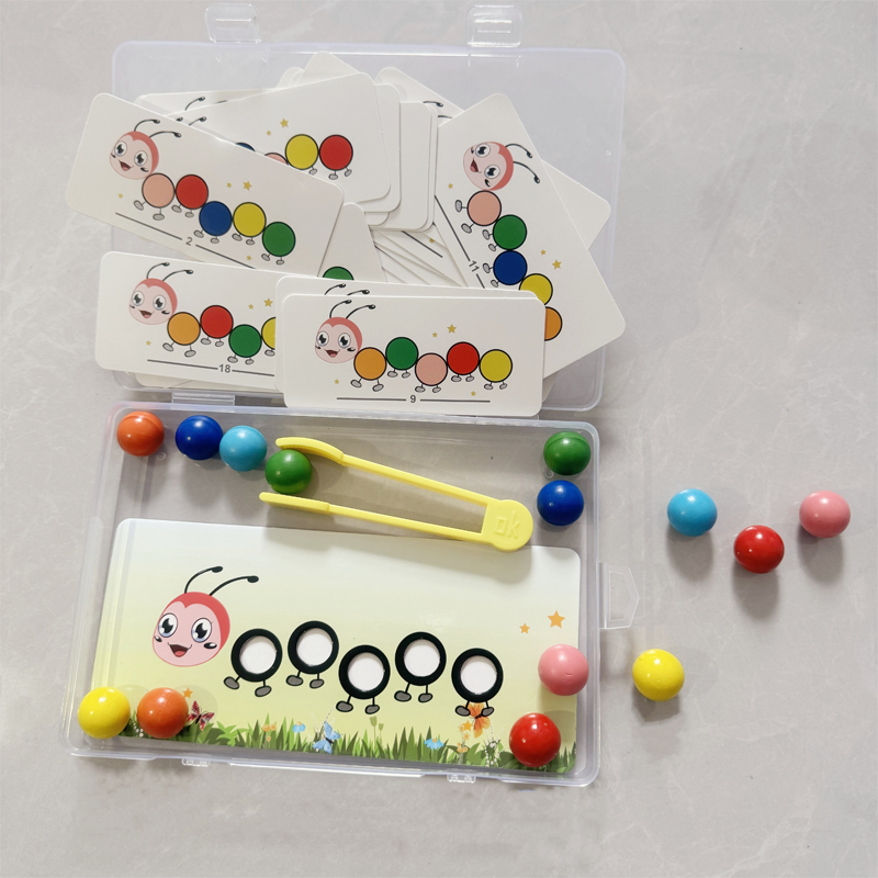 Caterpillar Bead-Picking Toy,  – обзор и цена Board Game Education