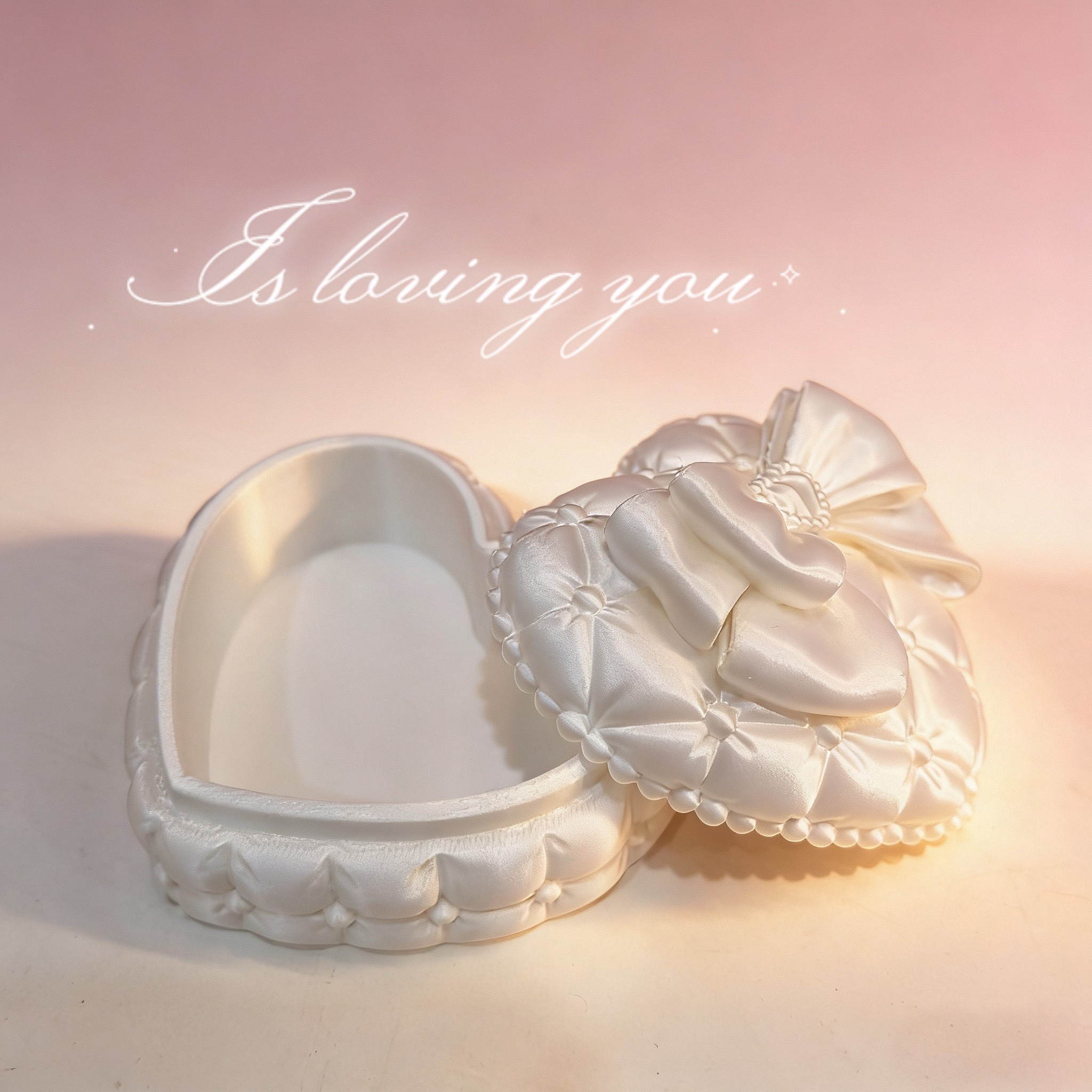 Silk Heart-Shaped Jewelry Box  – обзор и цена Token Tray Organizer
