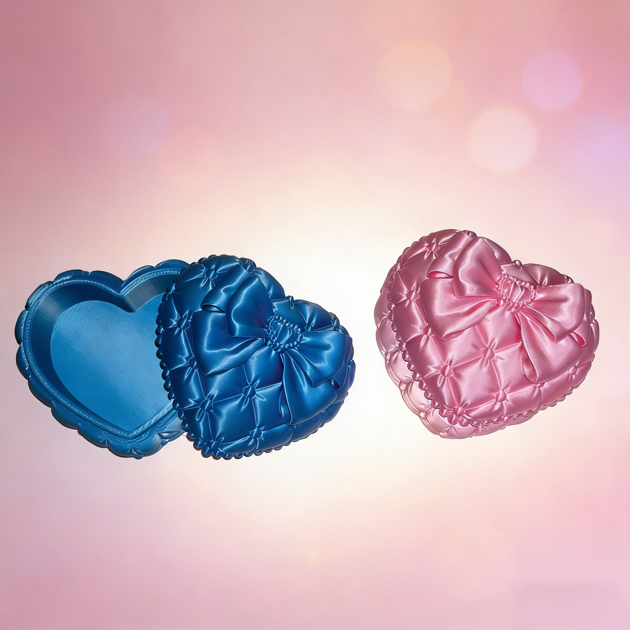 Silk Heart-Shaped Jewelry Box  – обзор и цена Token Tray Organizer