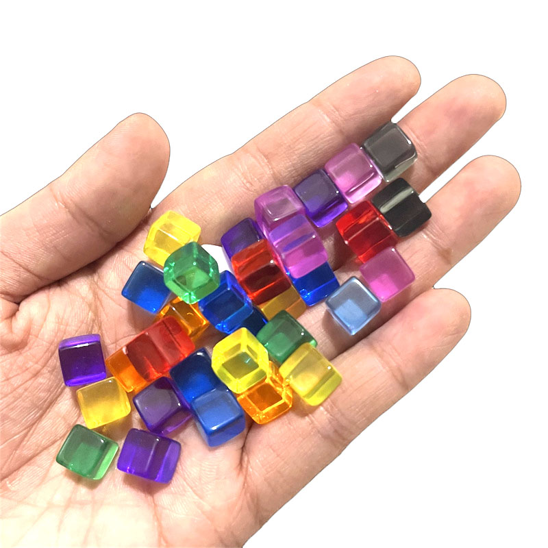 100pcs/set 8mm Clear Cube Dice – обзор и цена Board Game Hegemony
