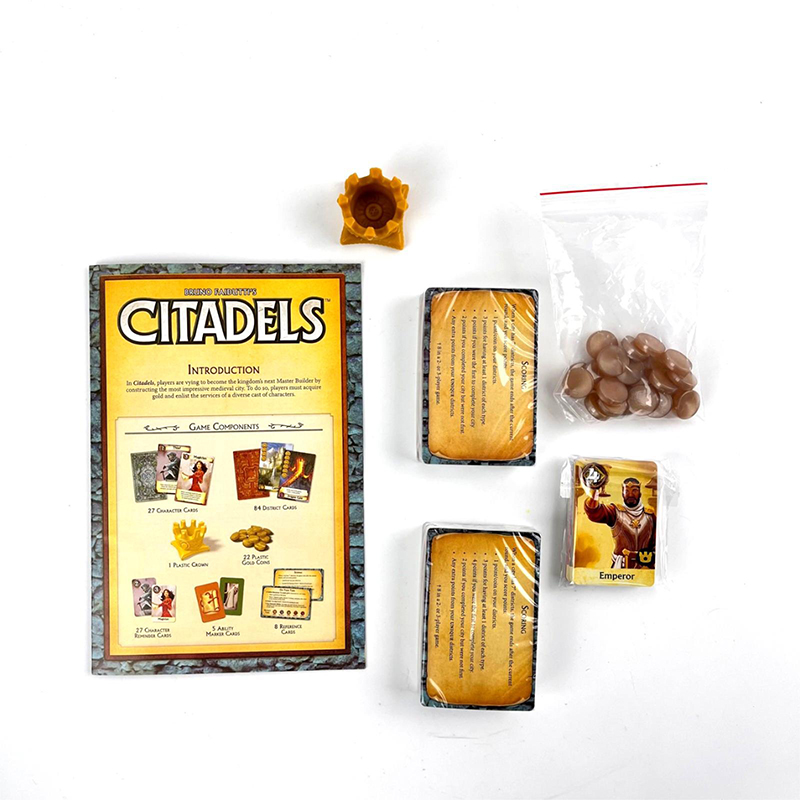 Citadels  Revised Edition Clas – обзор и цена Board Game Wingspan