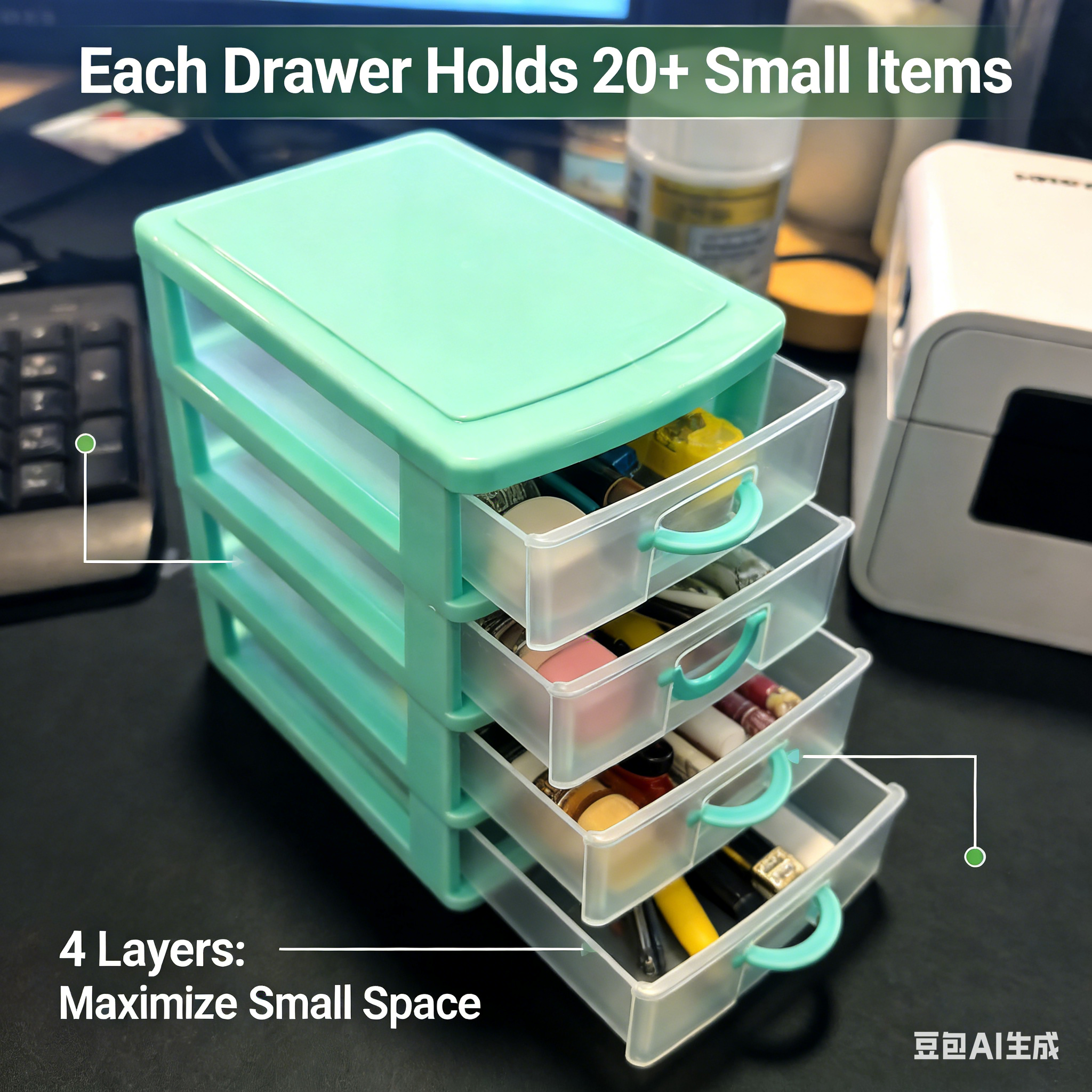 Four-layer drawer-style jewelr – обзор и цена Token Tray Organizer