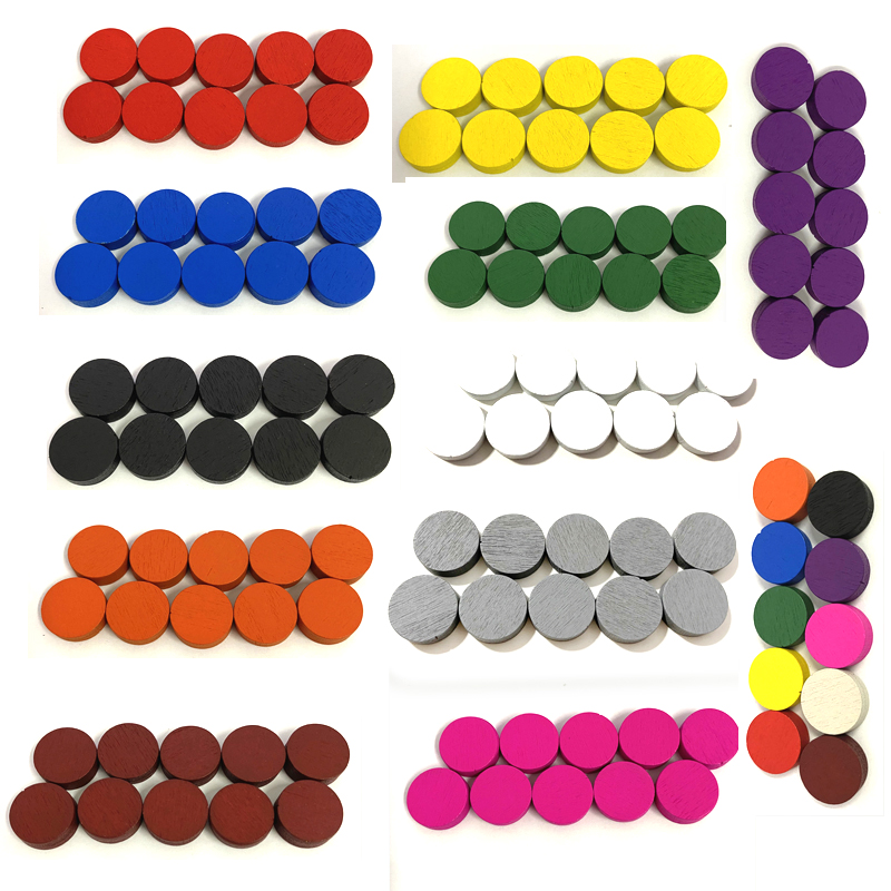 100pieces Diameter 15*5MM Wood – обзор и цена Board Game Hegemony