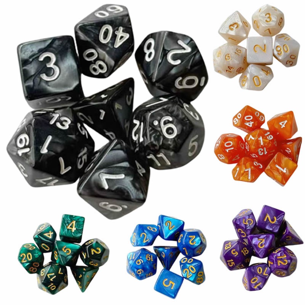 7pcs Dice Set Board Games Roll – обзор и цена Board Game Hegemony