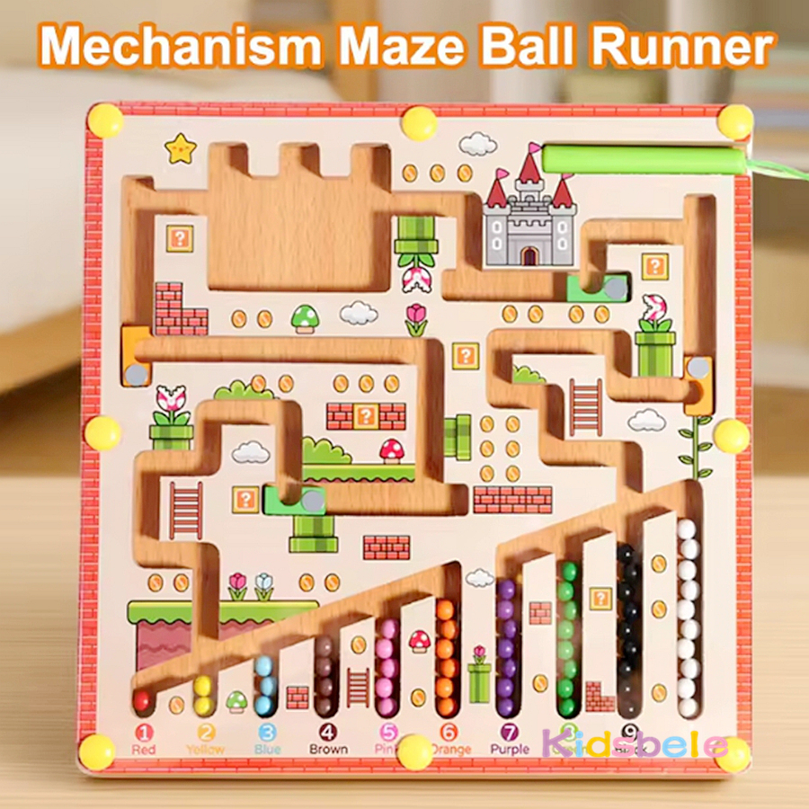 Montessori Maze Board Game Num – обзор и цена Board Game Education