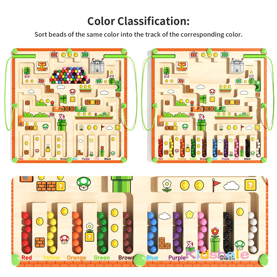 Montessori Maze Board Game Num – обзор и цена Board Game Education