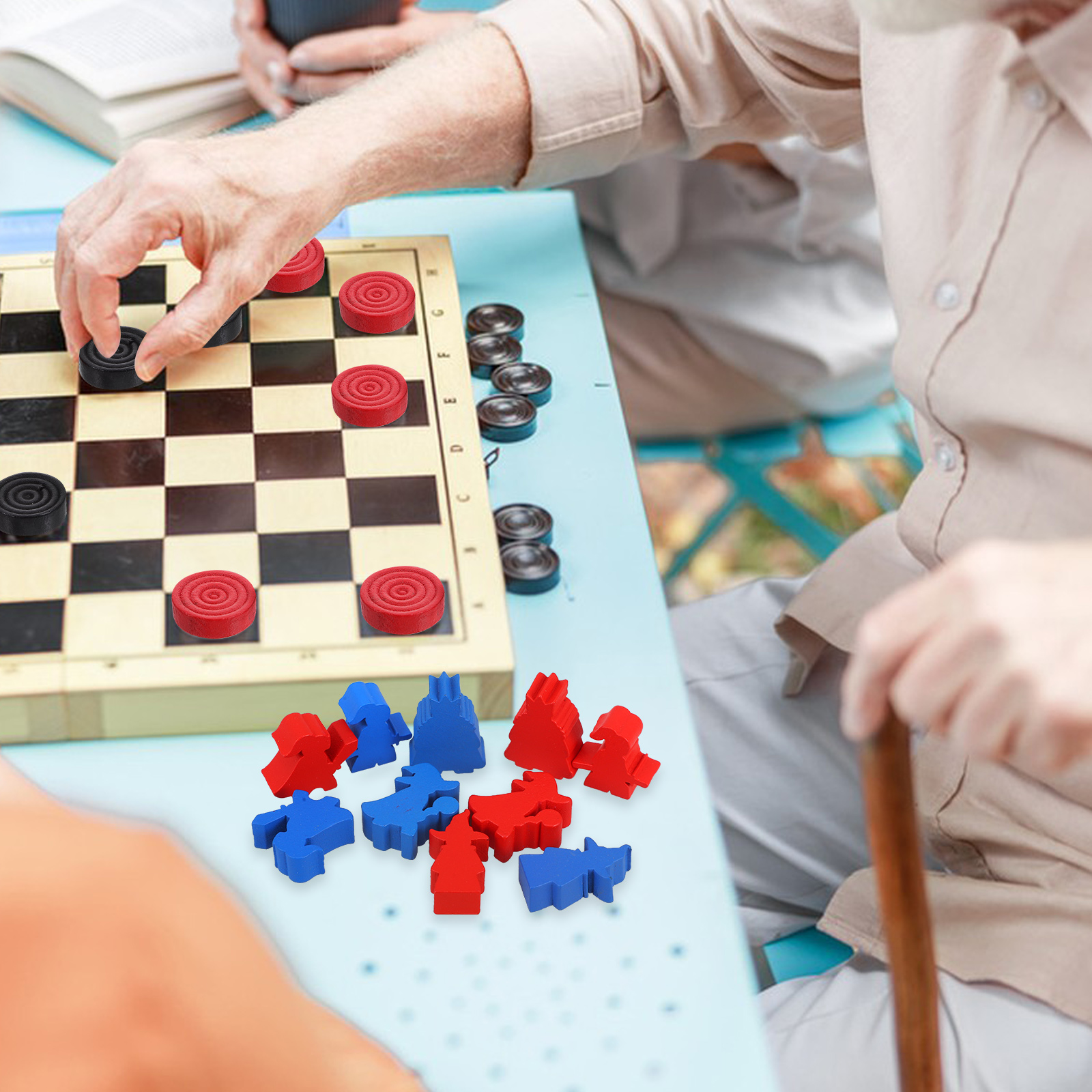 10 Pcs Wooden Chess Pieces Gam – обзор и цена Board Game Hegemony