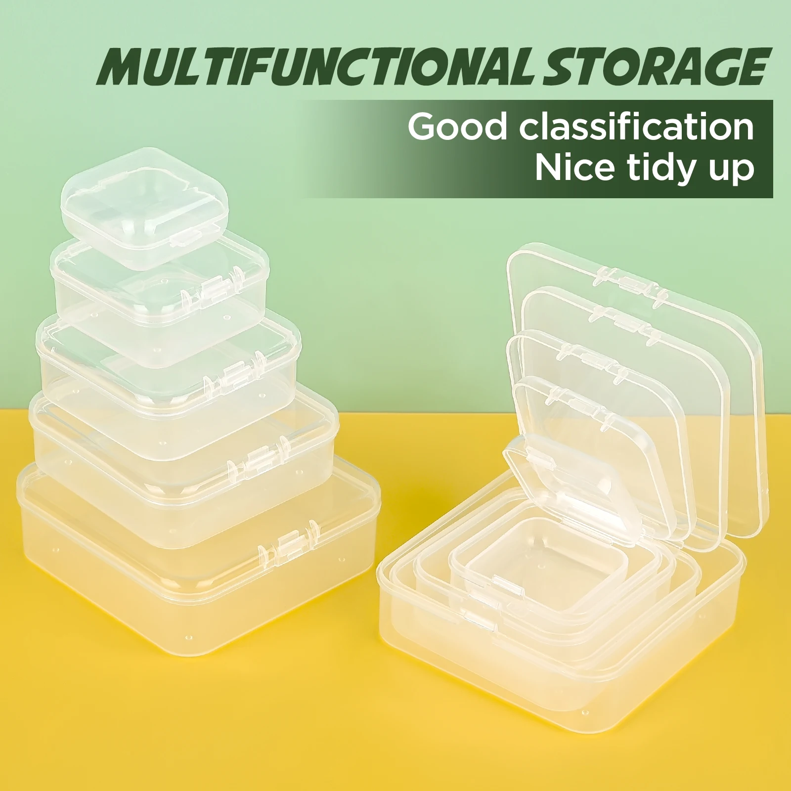 10Pcs Storage Box Transparent  – обзор и цена Token Tray Organizer
