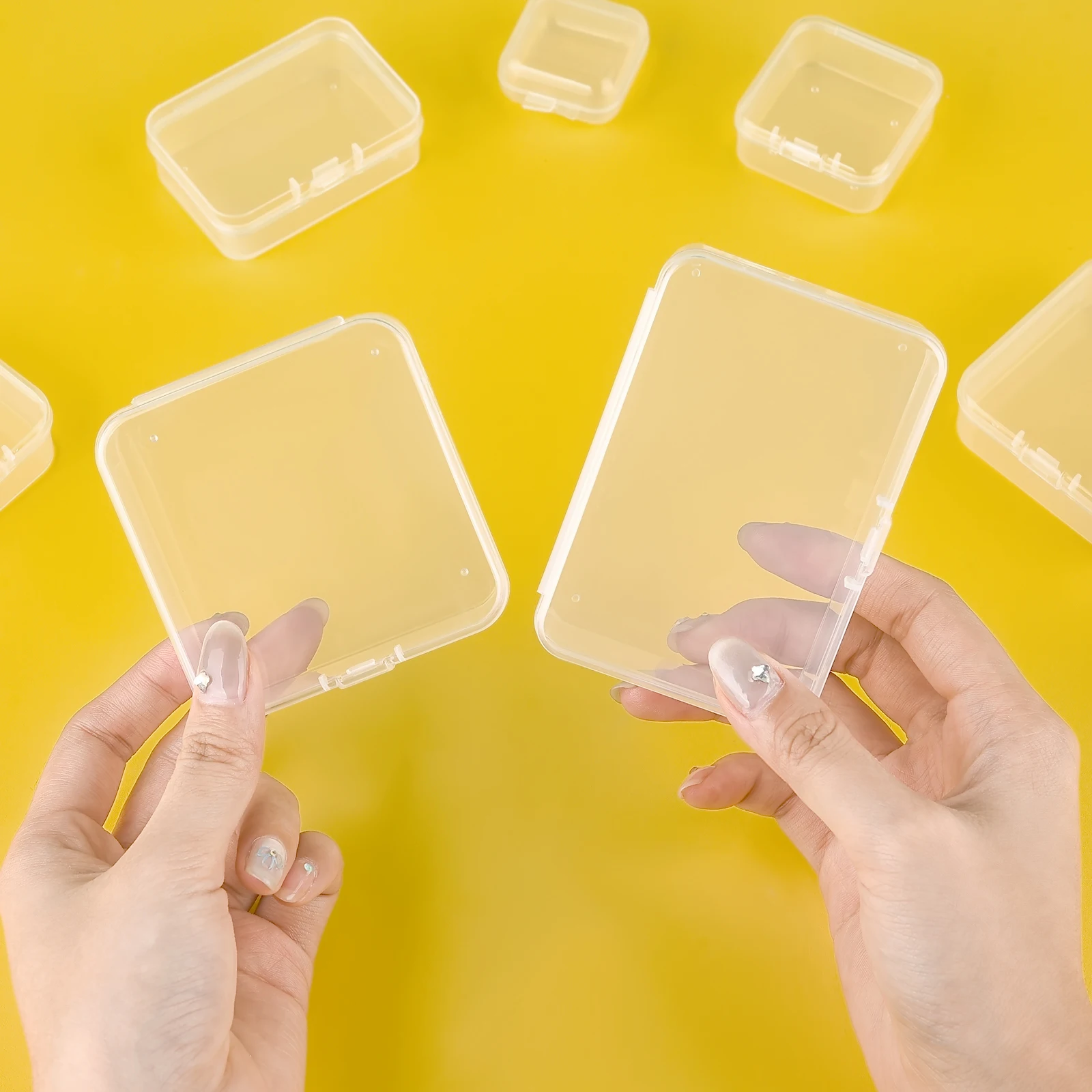 10Pcs Storage Box Transparent  – обзор и цена Token Tray Organizer