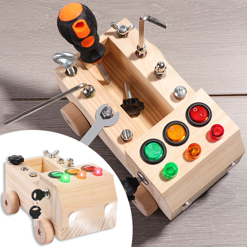 Wooden Montessori Busy Board S – обзор и цена Board Game For 6 Years Old