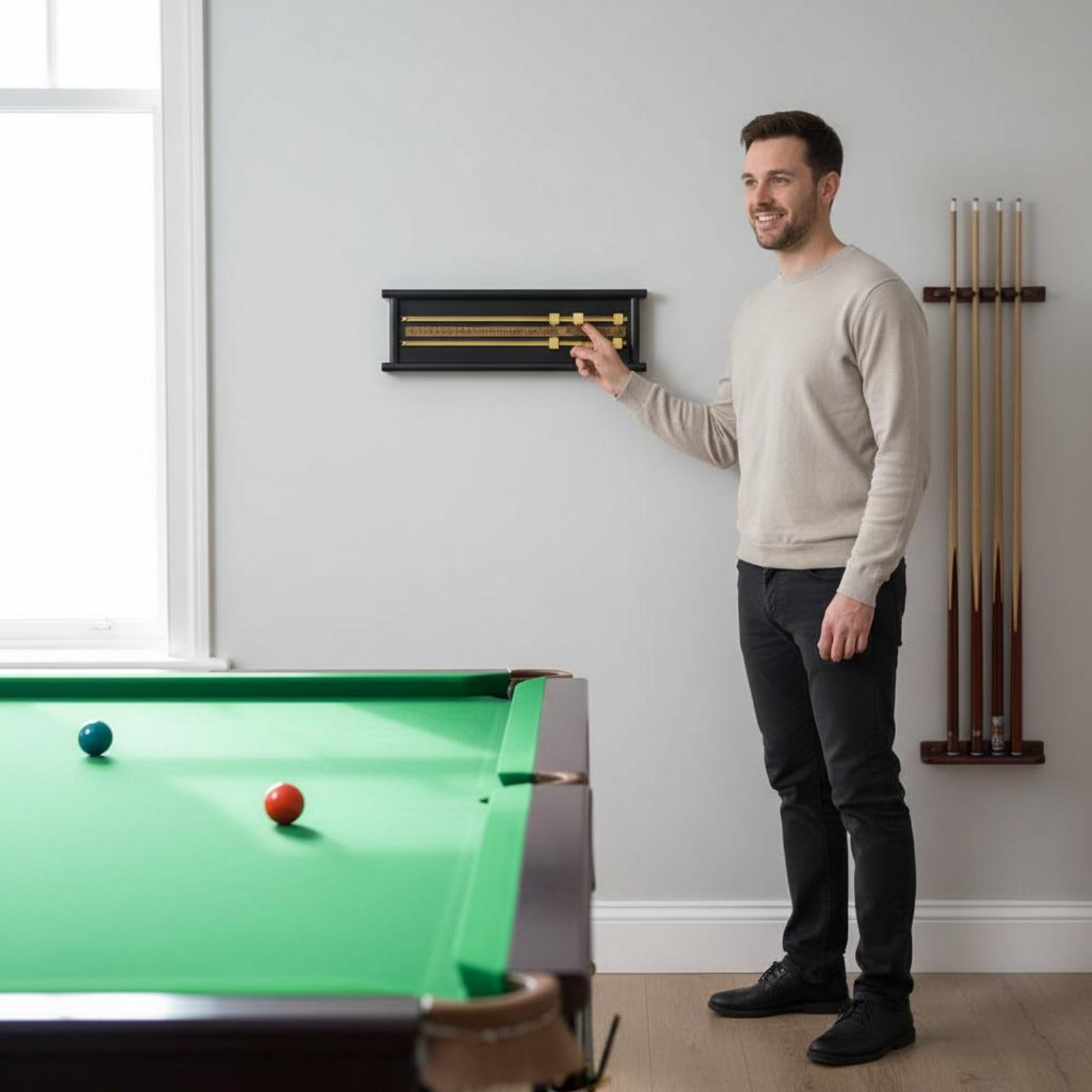 Wooden Snooker Scorer Dual Rai – обзор и цена Board Game Room