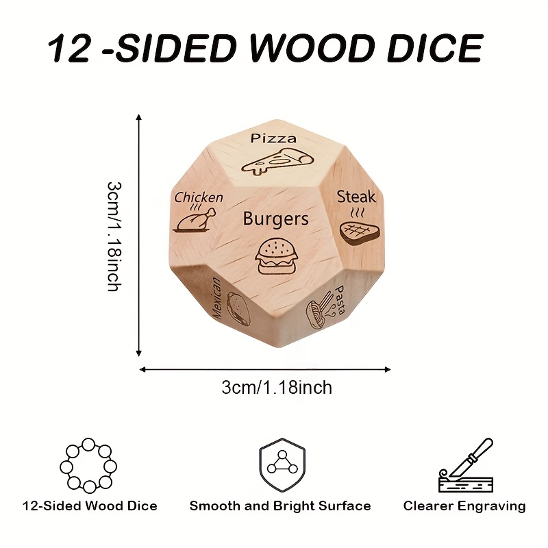 Dining Dice Board Game-12-Side – обзор и цена Board Game Night
