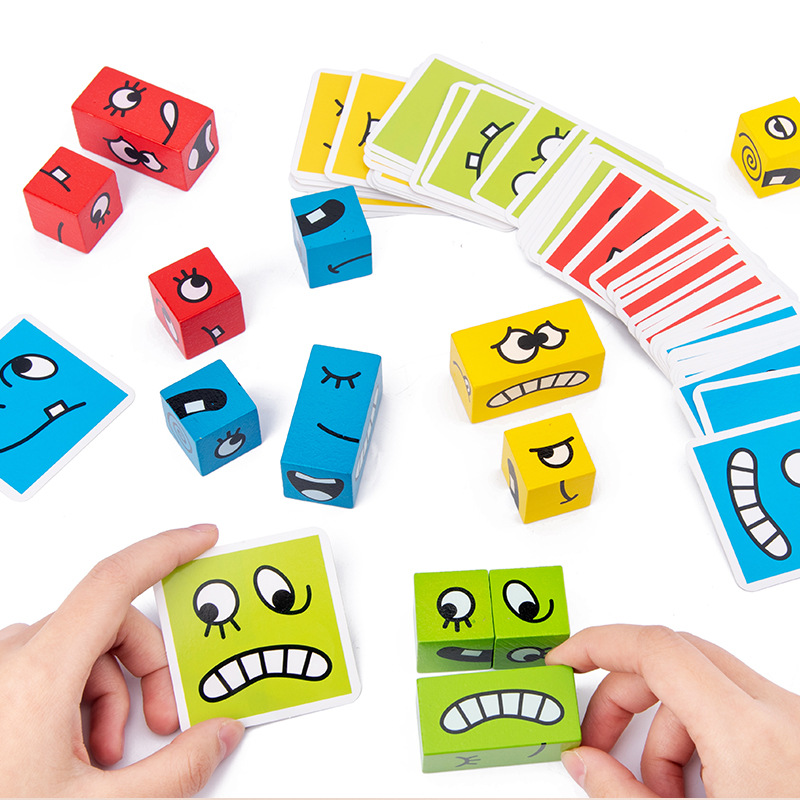1Pcs Expressions Matching Puzz – обзор и цена Board Game Education