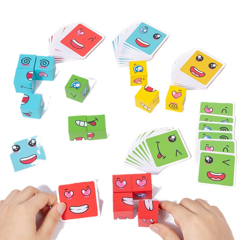 1Pcs Expressions Matching Puzz – обзор и цена Board Game Education