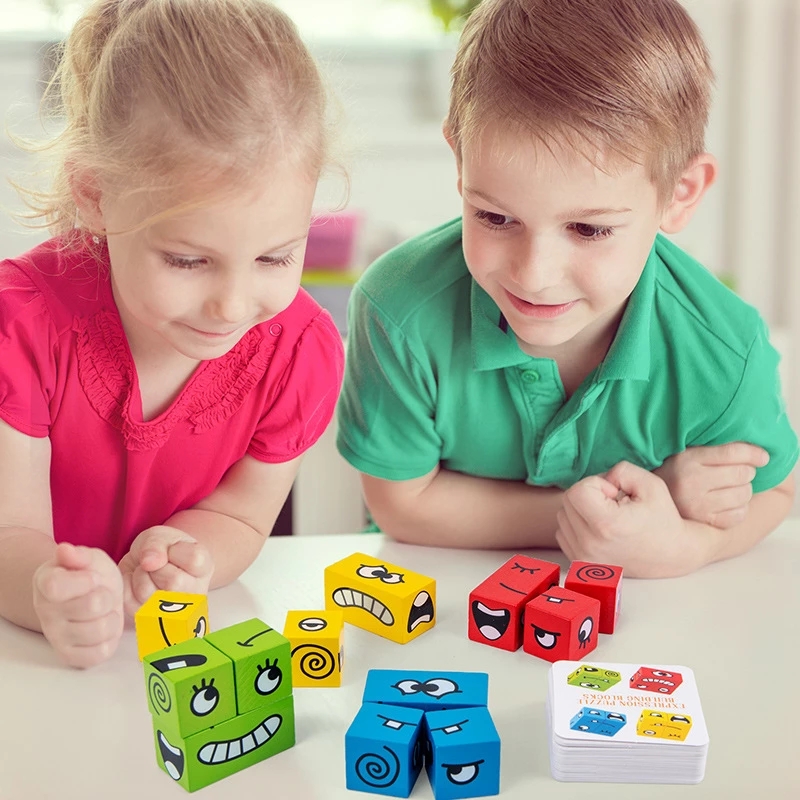 1Pcs Expressions Matching Puzz – обзор и цена Board Game Education