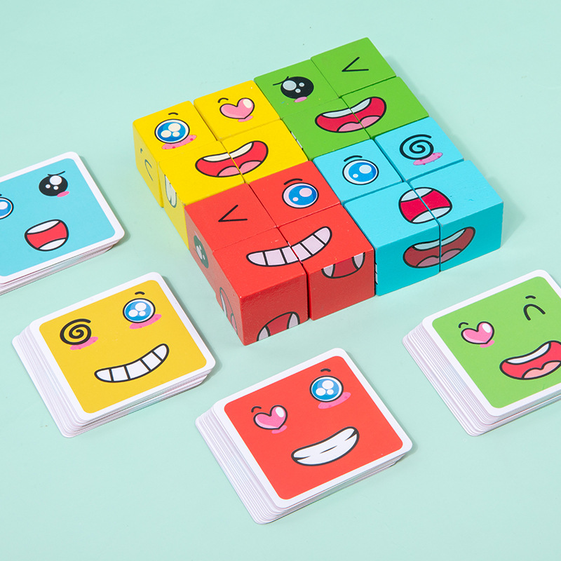 1Pcs Expressions Matching Puzz – обзор и цена Board Game Education