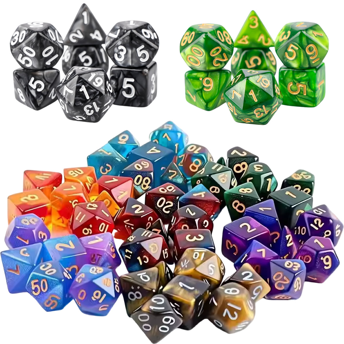 7pcs DND Dice Set Color Polyhe – обзор и цена Board Game Hegemony