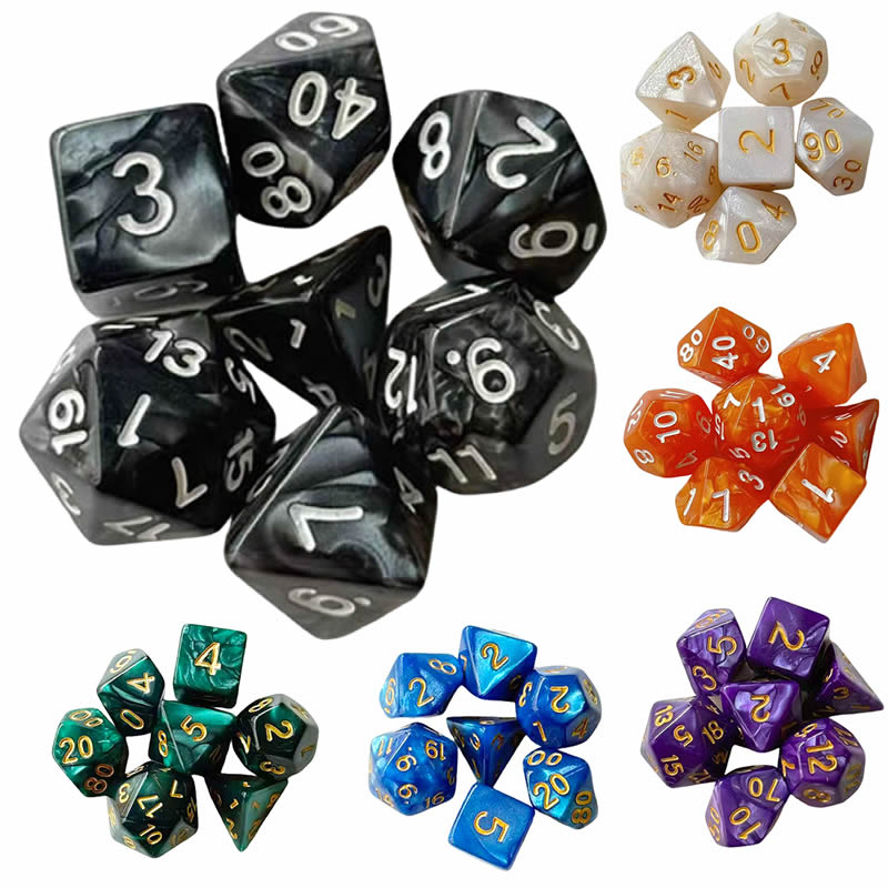 7pcs DND Dice Set Color Polyhe – обзор и цена Board Game Hegemony