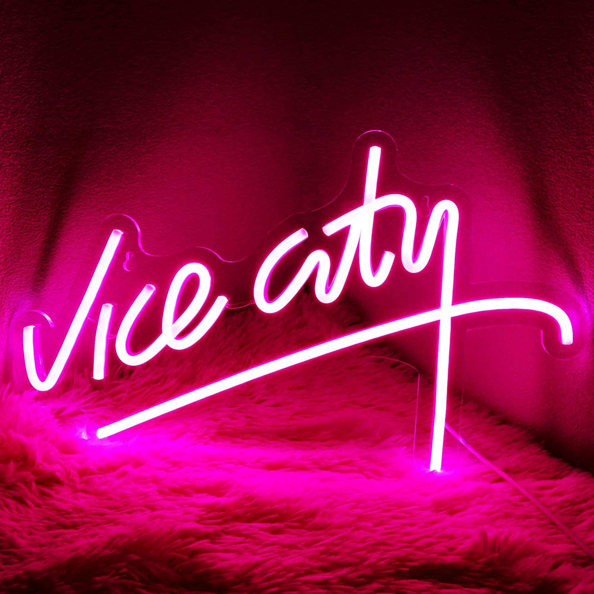 Vice City Neon Sign for Wall D – обзор и цена Board Game Night