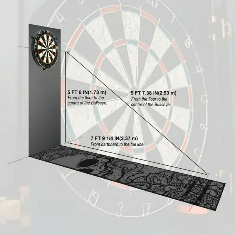 Dart Floor Mat Non Slip Wear R – обзор и цена Board Game Room