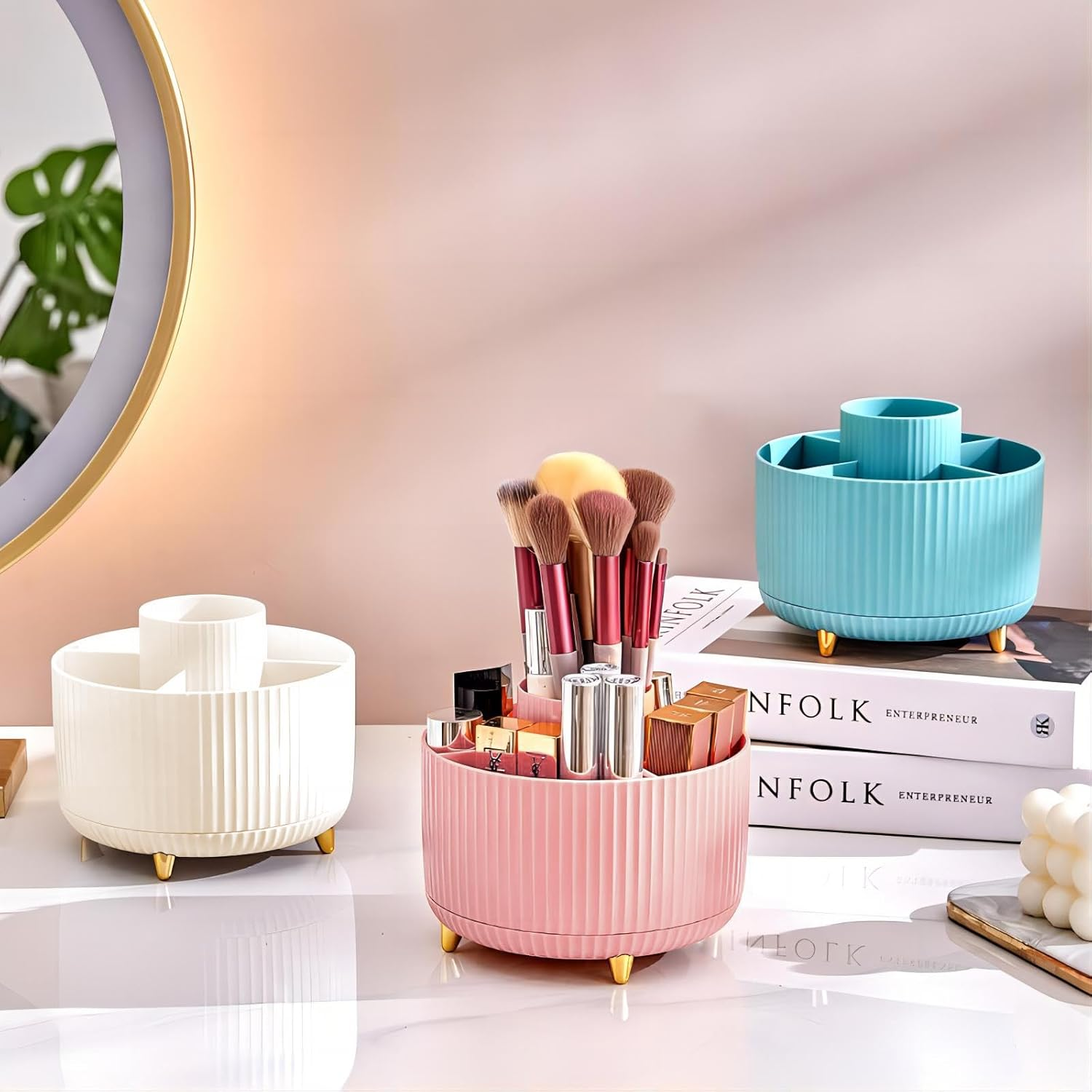 360° Rotating Makeup Tool Stor – обзор и цена Token Tray Organizer