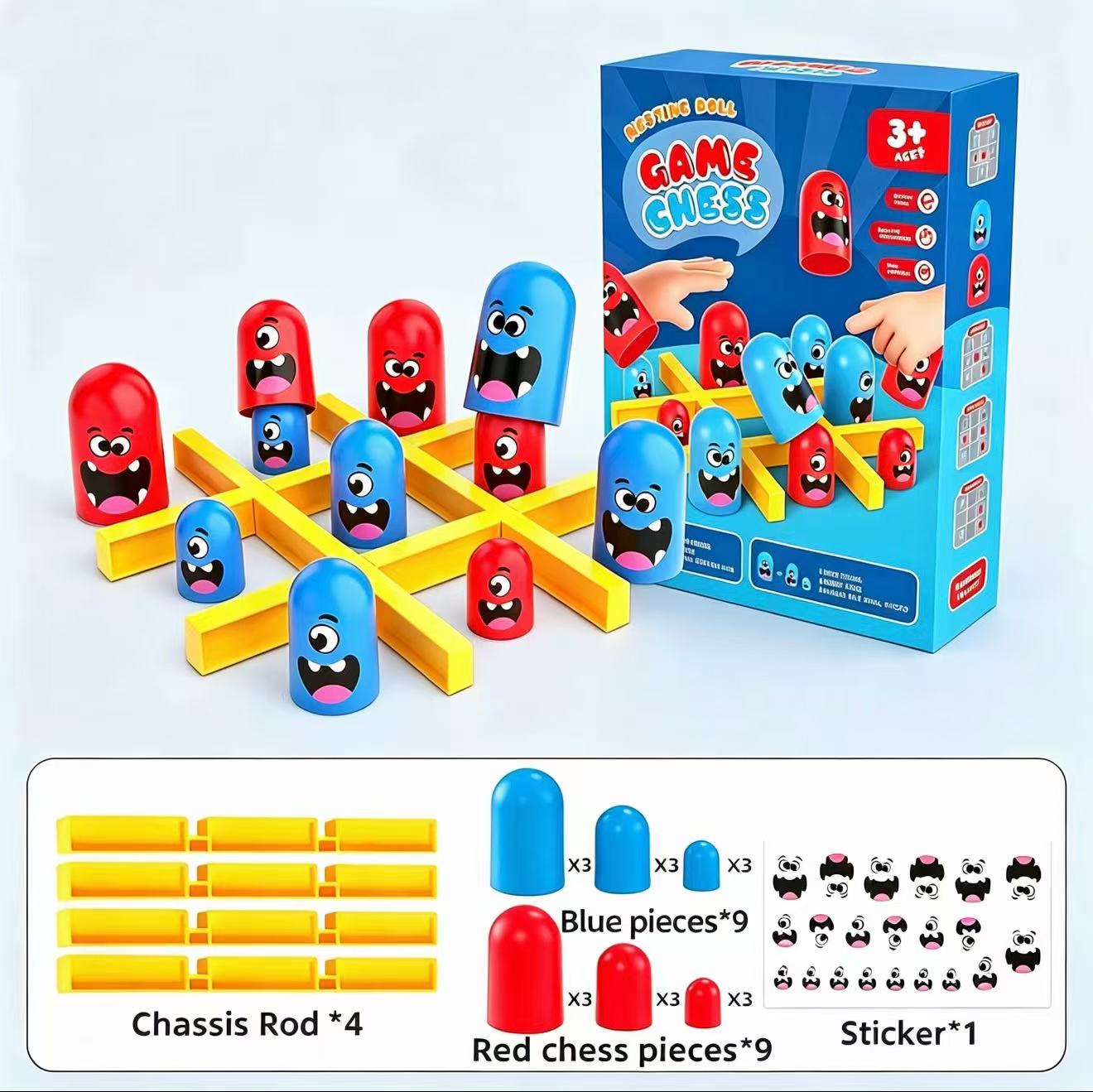Tic-Tac-Toe Eat-and-Be-Sized S – обзор и цена Board Game For 6 Years Old