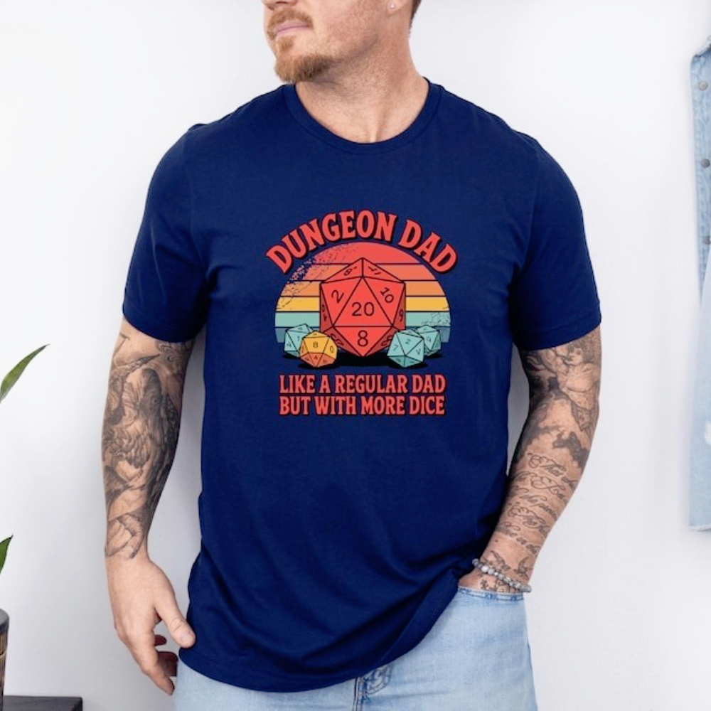 Dungeon Dad Shirt Funny Dungeo – обзор и цена Board Game Night