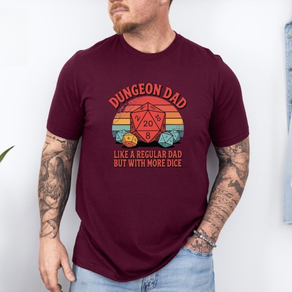 Dungeon Dad Shirt Funny Dungeo – обзор и цена Board Game Night